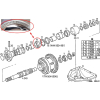Uszczelniacz przystawki 4wd 42x65x9/15mm 04330821 821SS42-63-9/15FP