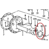 Podkładka dystansowa łożyska tylnego mostu (0.10-0.15mm)  D1NN4229A