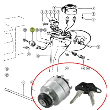 Stacyjka Claas dominator 0000101410 010141.0