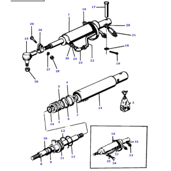Tłok siłownika wspomagania 25mm 1748137M2