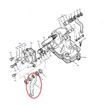 Ramie lewe (gięte w lewą stronę) 1850021M1