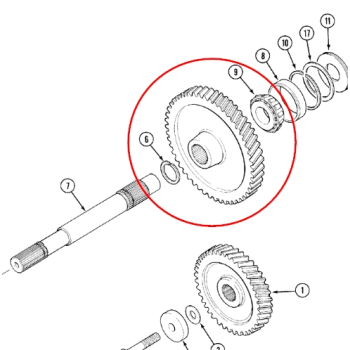 Zębatka 47z (40kmh) 1995339C1