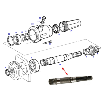 Wałek WOM 205100220032