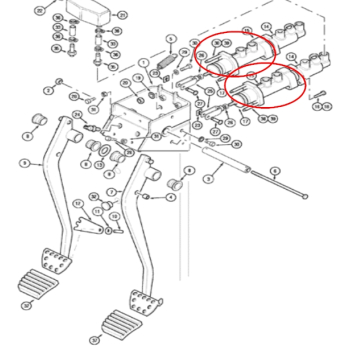 Pompka hamulcowa przednia booster 247862a1 247861a1