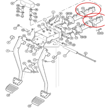 Pompka hamulcowa olej mineralny 252458A1 247861a1