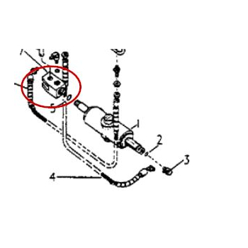 Widełki siłownika wspomagania 3125306R1