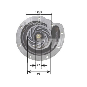 Pompa wody wirnik 98mm 3136053R92