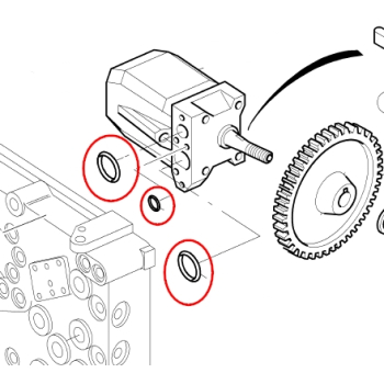 Zestaw oringów montażowych pompy tłoczkowej 3716370m2 3716370M3 3716370m5 3716370m05 6005024038