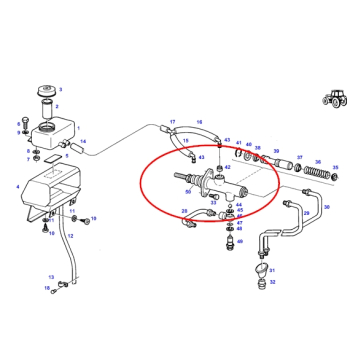 Zestaw Naprawczy 31,8mm F385100900040 do Pompy hamulcowej G385100900100