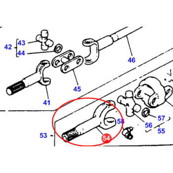 Wałek półosi 9968061 3476312m1 car 40821 n14409 040973r1