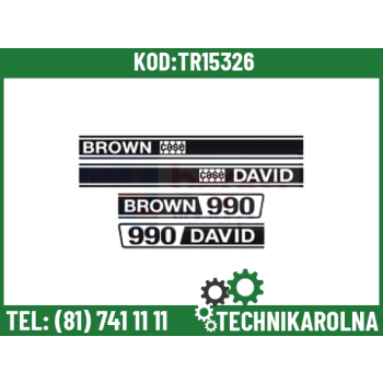 Zestaw naklejek DAVID BROWN 990 K949207