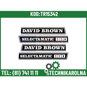 Zestaw naklejek DB880 Selectamatic K962479