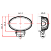 Światło robocze led, 12-30 v 1920 lm 2010661Z