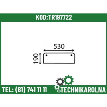 Szyba tylna dolna 2 otwory 3226100R91