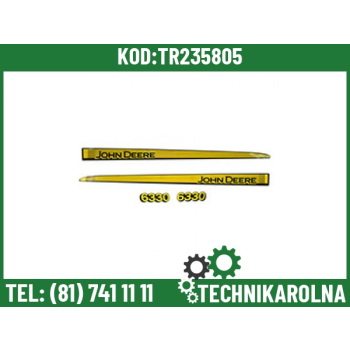 Zestaw naklejek John Deere 6330 L170995+L170996+L168437+L168438