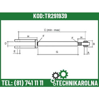 Wieszak AR44552 JD3121D RE16370