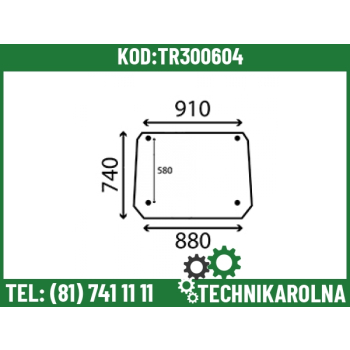 Szyba tylna MF542