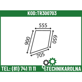 Szyba górna drzwi PL175