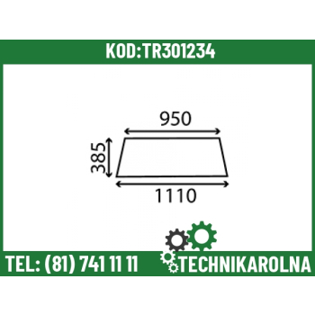 Szyba górna tylna 4995366