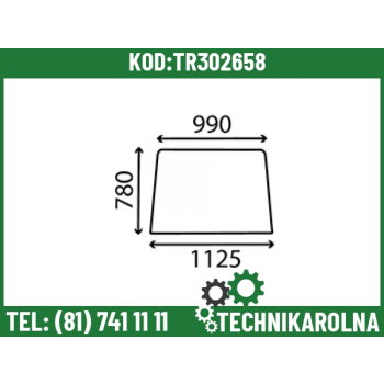 Szyba tylna MC825