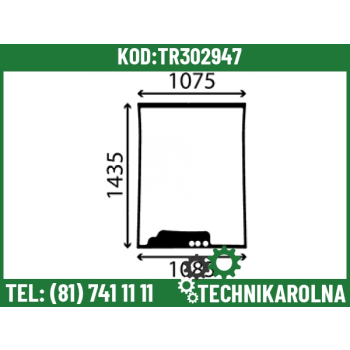 Szyba przednia profilowana 5294311610