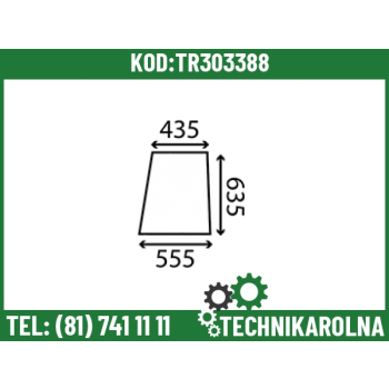 Szyba górna drzwi 3101900M1