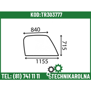 Szyba boczna – prawa 827/80271