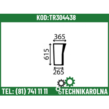 Szyba przednia dolna – prawa TD17970560