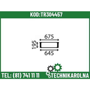 Szyba tylna dolna barwiona T106570554