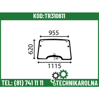 Szyba przednia otwierana LVU10178