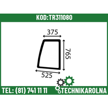 Szyba boczna tylna – prawa 76081526