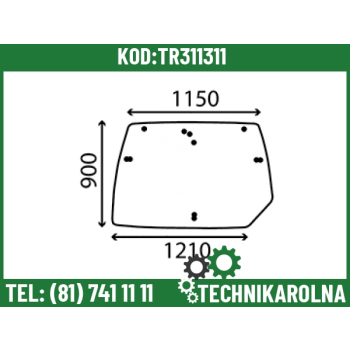 Szyba tylna – profilowana 0.010.8346.0