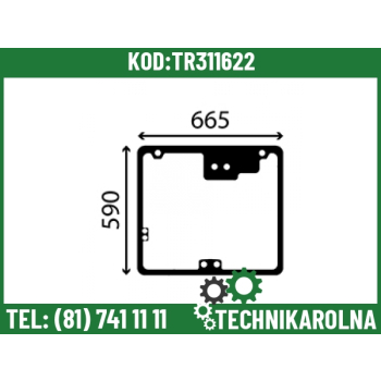 Szyba tylna 827/80407