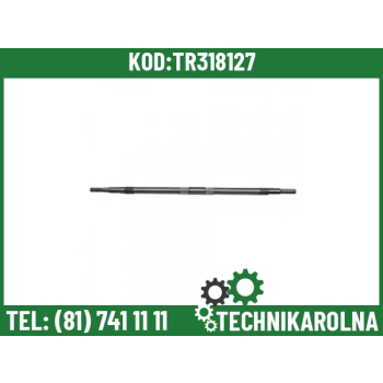 Wał przenośnika pochyłego frez na 4 zębatki 60/1807 mm 0006507922