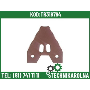 Nożyk kosy górno nacinany (25 szt.) 80 x 76 mm z52672