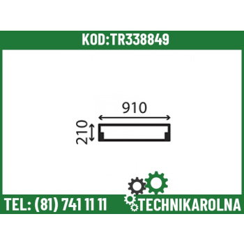 Szyba tylna dolna barwiona 86017652