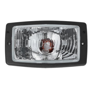 Lampa przednia L/P H4/T4W 12/24V 102x182 mm 48113420