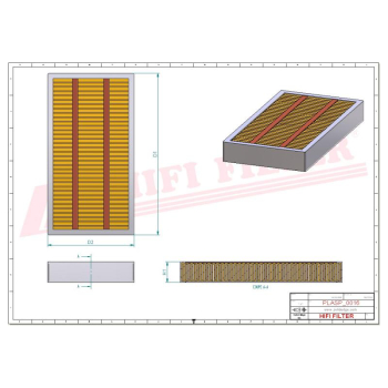 Filtr powietrza HAKO 01130750