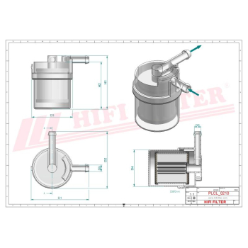 Filtr benzyny HONDA 30-04-403 BC 47 BC47