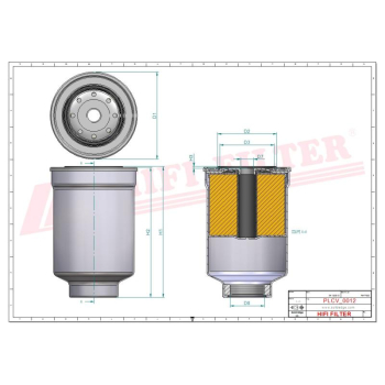 Filtr paliwa TOYOTA MANITOU MASSEY FERGUSON ISEKI 5119662