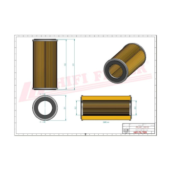 Zestaw filtra hydraulicznego RENAULT IH 7101 IH7101 E 28 H D175