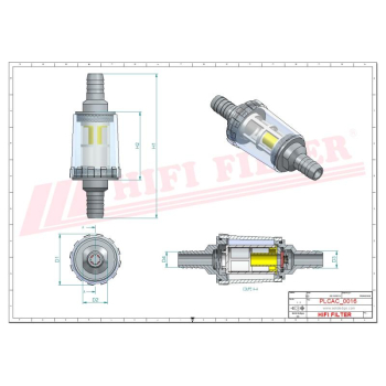 Filtr paliwa z zaworem zwrotnym CLAAS 0011408212 0011408210 11408211 0011408211 11408212 11408210