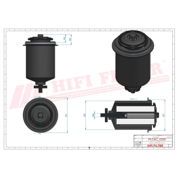 Filtr paliwa kompletny CATERPILLAR DOOSAN DAEWOO 10000-70408 MO 1006 MO1006