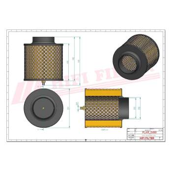 Filtr powietrza SDMO MTU SIMED 0180945802 X54612100001 180945802 330570171