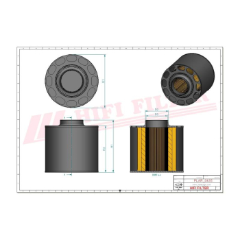 Filtr powietrza CLARK ECC 05-5007 ECC05-5007 ECC055007