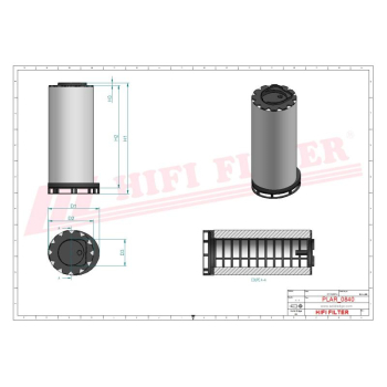 Filtr napowietrzania CATERPILLAR 3587347