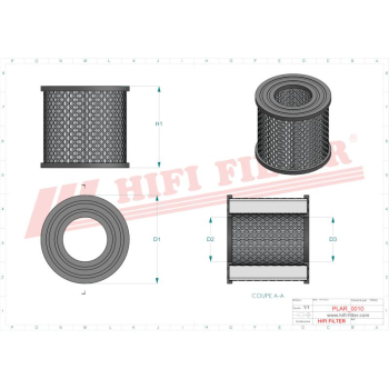 Filtr powietrza BUCYRUS KOMATSU EUCLID GRADALL 6612-12-8640 6112-13-8640 6620-21-7550