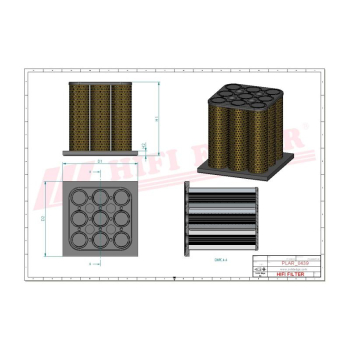 Filtr powietrza CATERPILLAR DA 2132 DA2132 AK-3