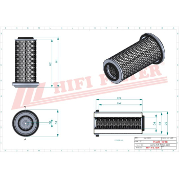 Filtr powietrza KASSBOHRER HOLLAND DEWULF SCHMIDT 80418795