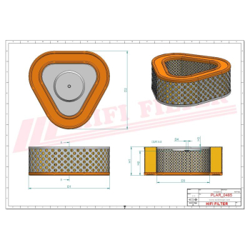 Filtr powietrza KOHLER JOHN DEERE 1208314 1208305 1208309 1208303 M92359 AM121608 GY20574